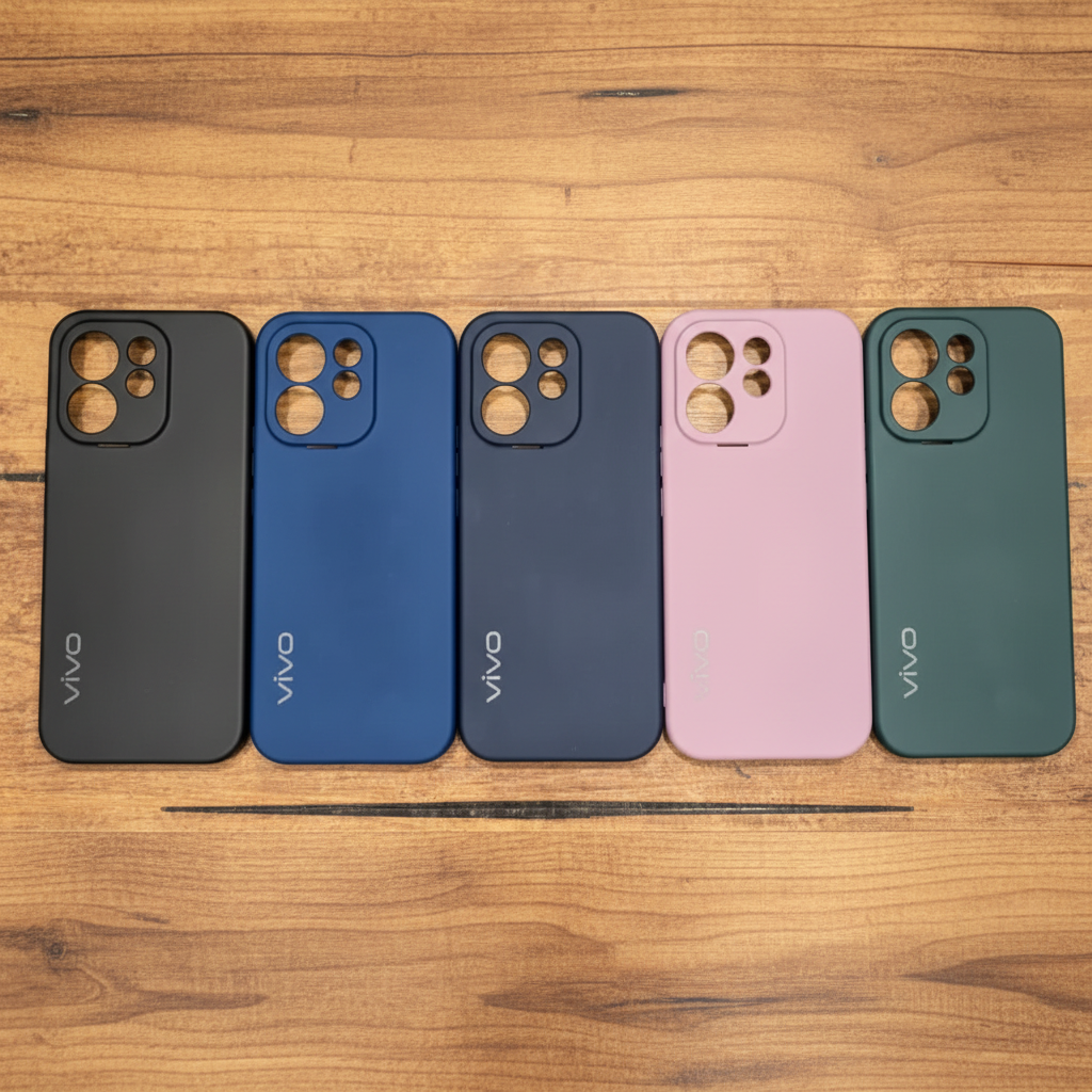 Vivo V70 & Vivo V70 Lite Silicone Phone Case | 5 Colours