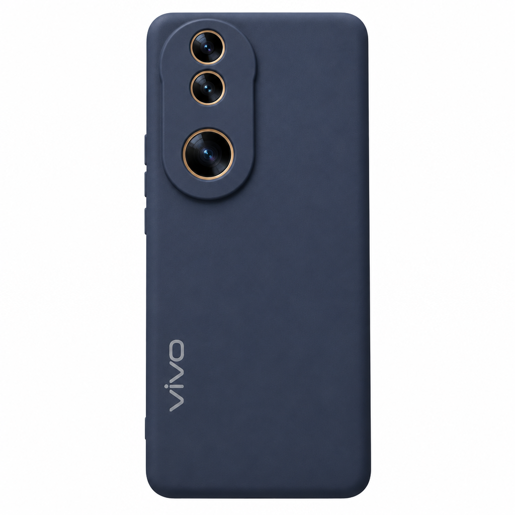Vivo V50 Plain Matte Silicone Back Case