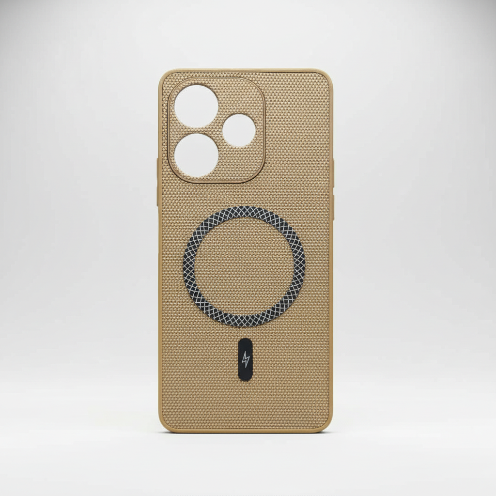 OPPO A5 Pro PU Leather Textured Magnetic Ring Back Cover