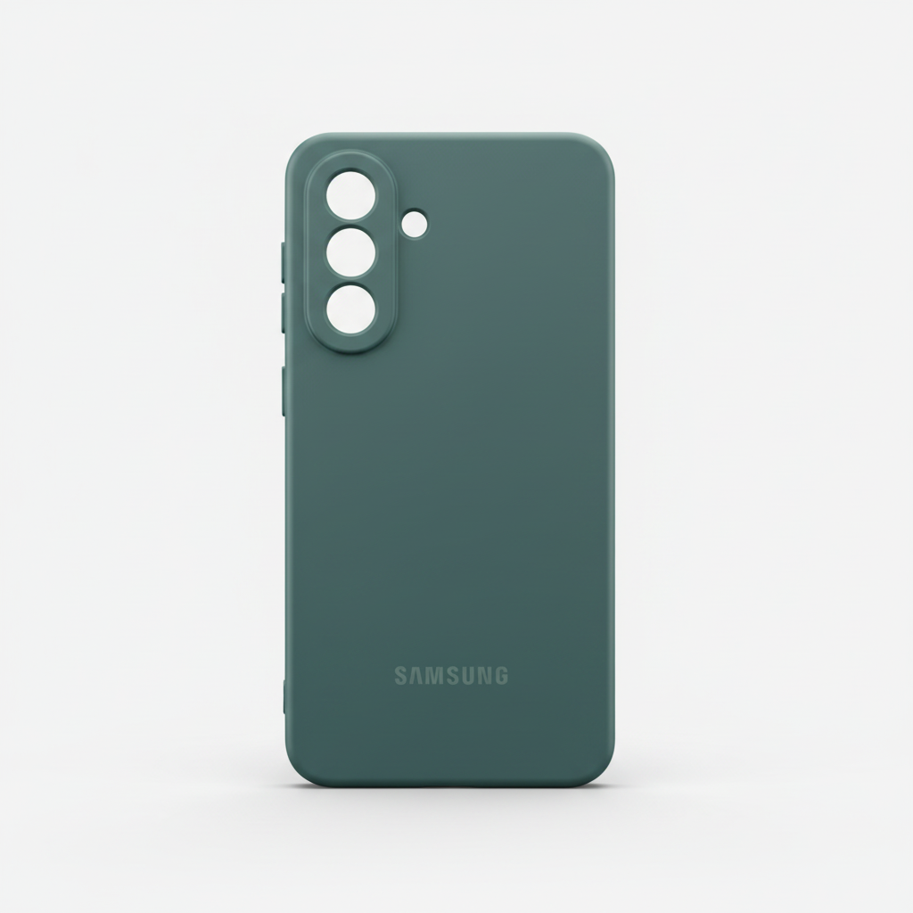 Samsung A37 Silicone Back Case - Black, Grey, Green & Blue
