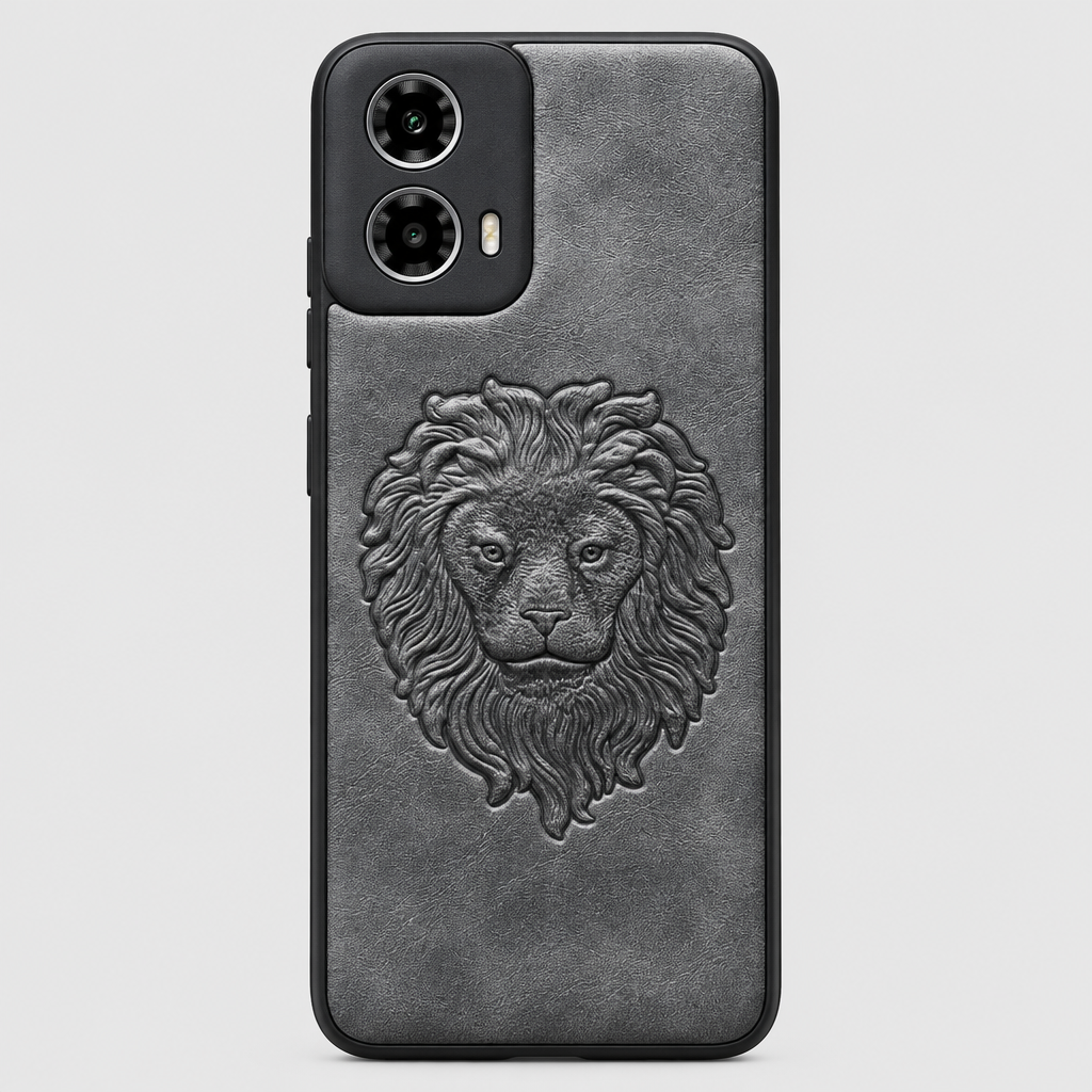 Moto G34 / Moto G45 Lion Emboss Phone Cover