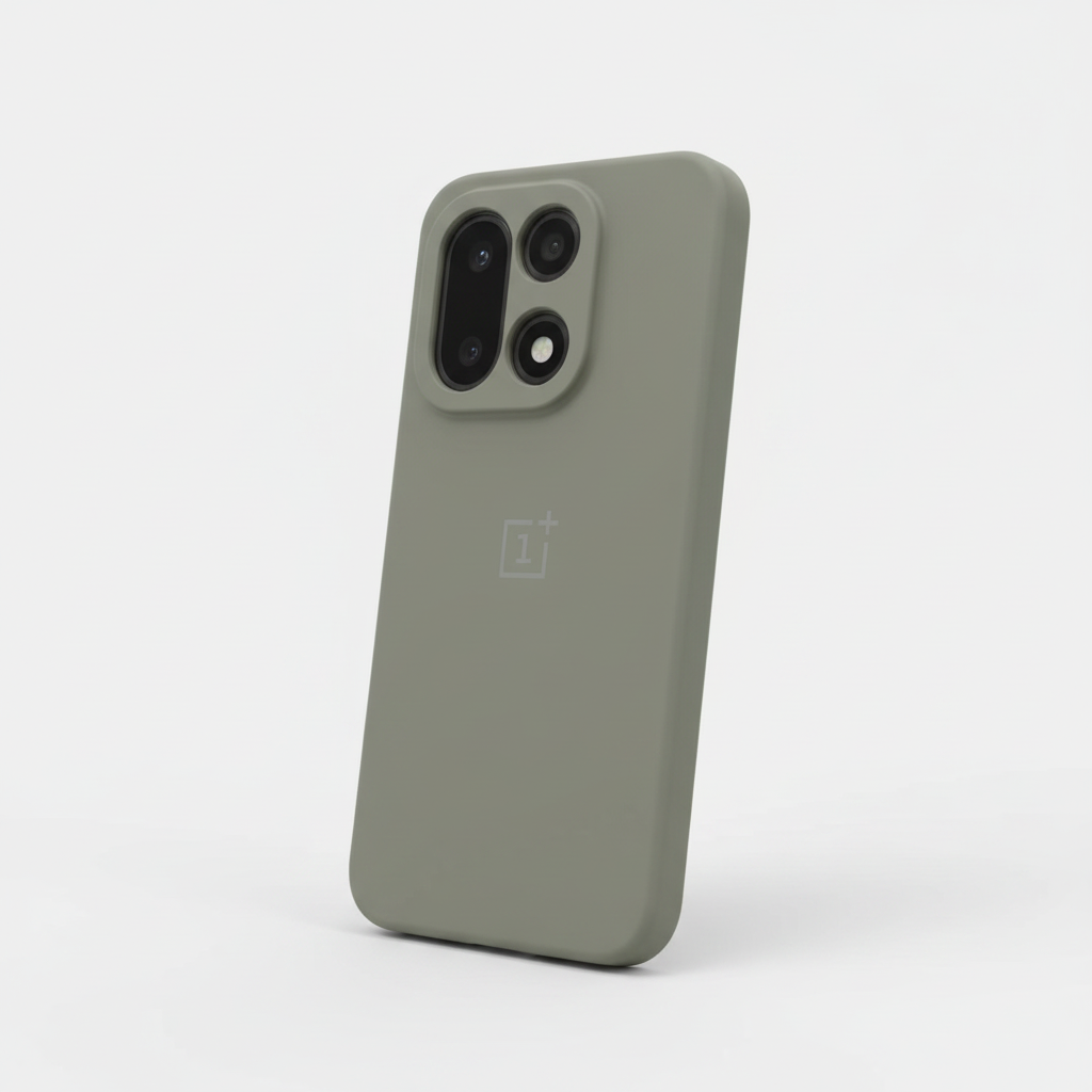 OnePlus 15 Silicone Back Case - Black, Blue & Grey