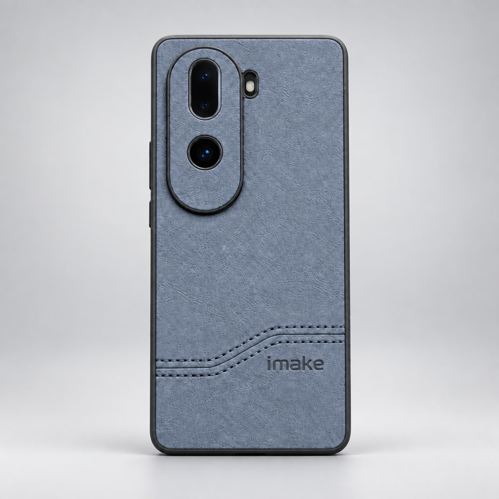 Vivo V40e Premium PU Leather Finish Back Cover With Camera Protection