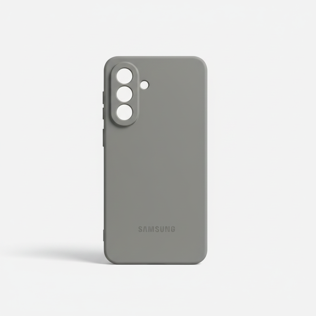 Samsung A37 Silicone Back Case - Black, Grey, Green & Blue