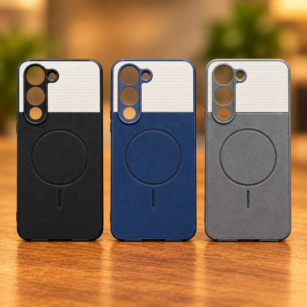 Vivo Y04 / Y19e / Y29s Two-Tone Magnetic Ring Back Case