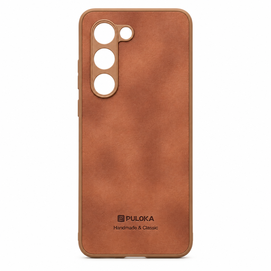 Brown OPPO K13x OPPO A5 textured back cover straight rear