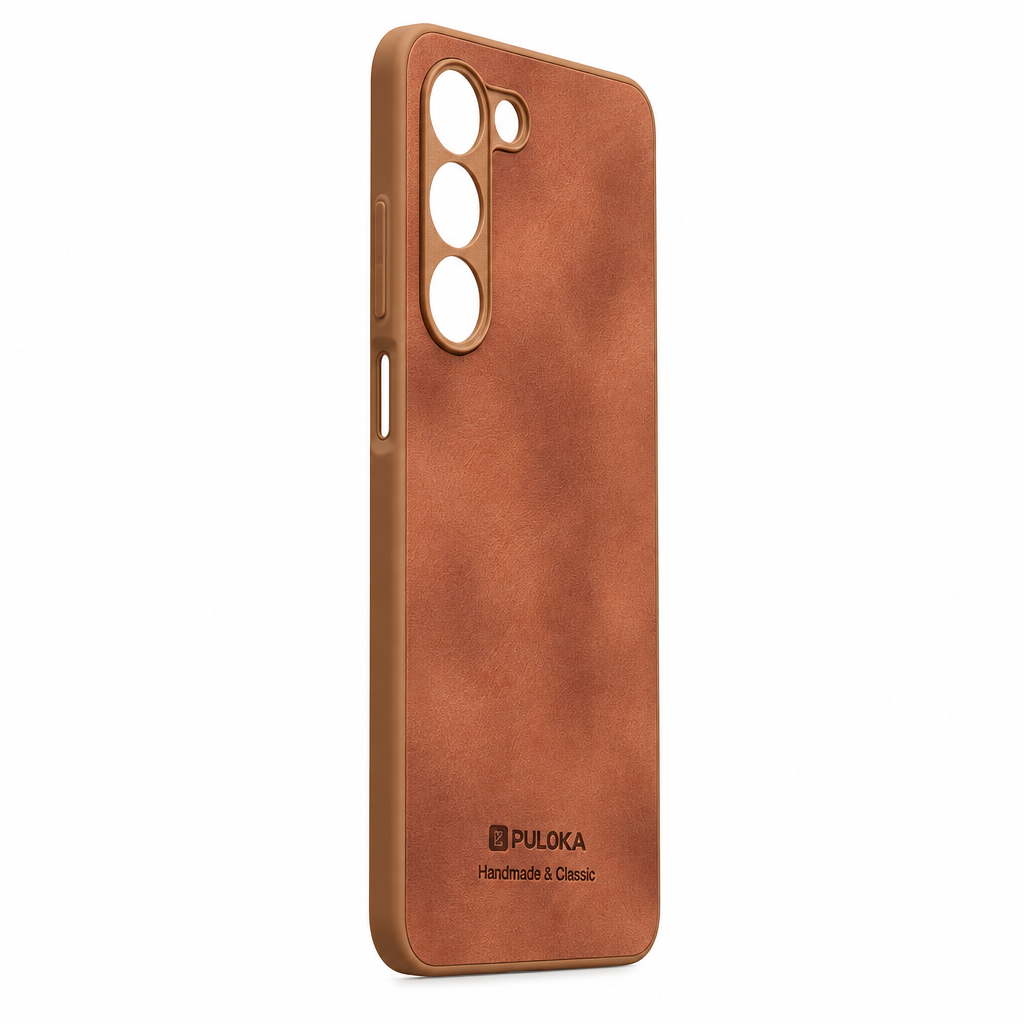 Brown OPPO K13x OPPO A5 textured back cover side profile