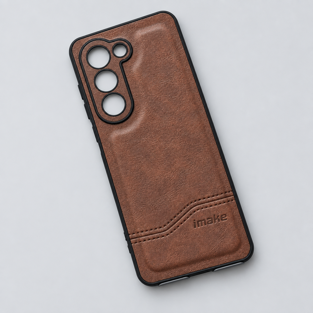 Brown OPPO K13x OPPO A5 textured back cover top down