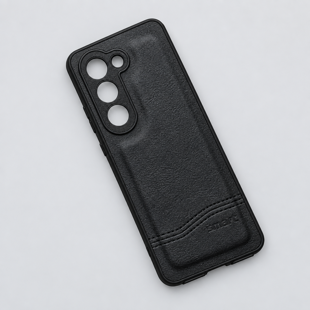 Black OPPO K13x OPPO A5 textured back cover top down