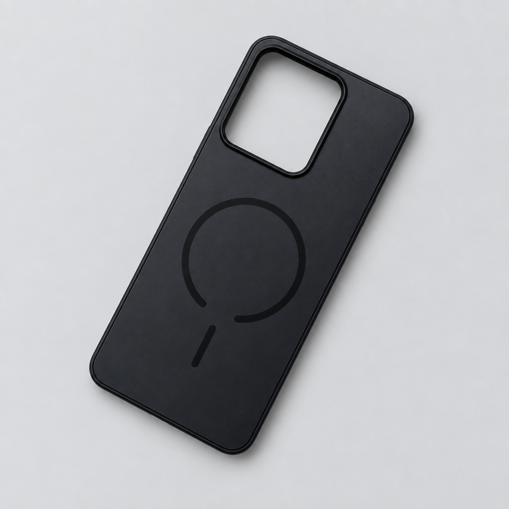 Black Realme 15 Realme 15 Pro ring phone cover top down