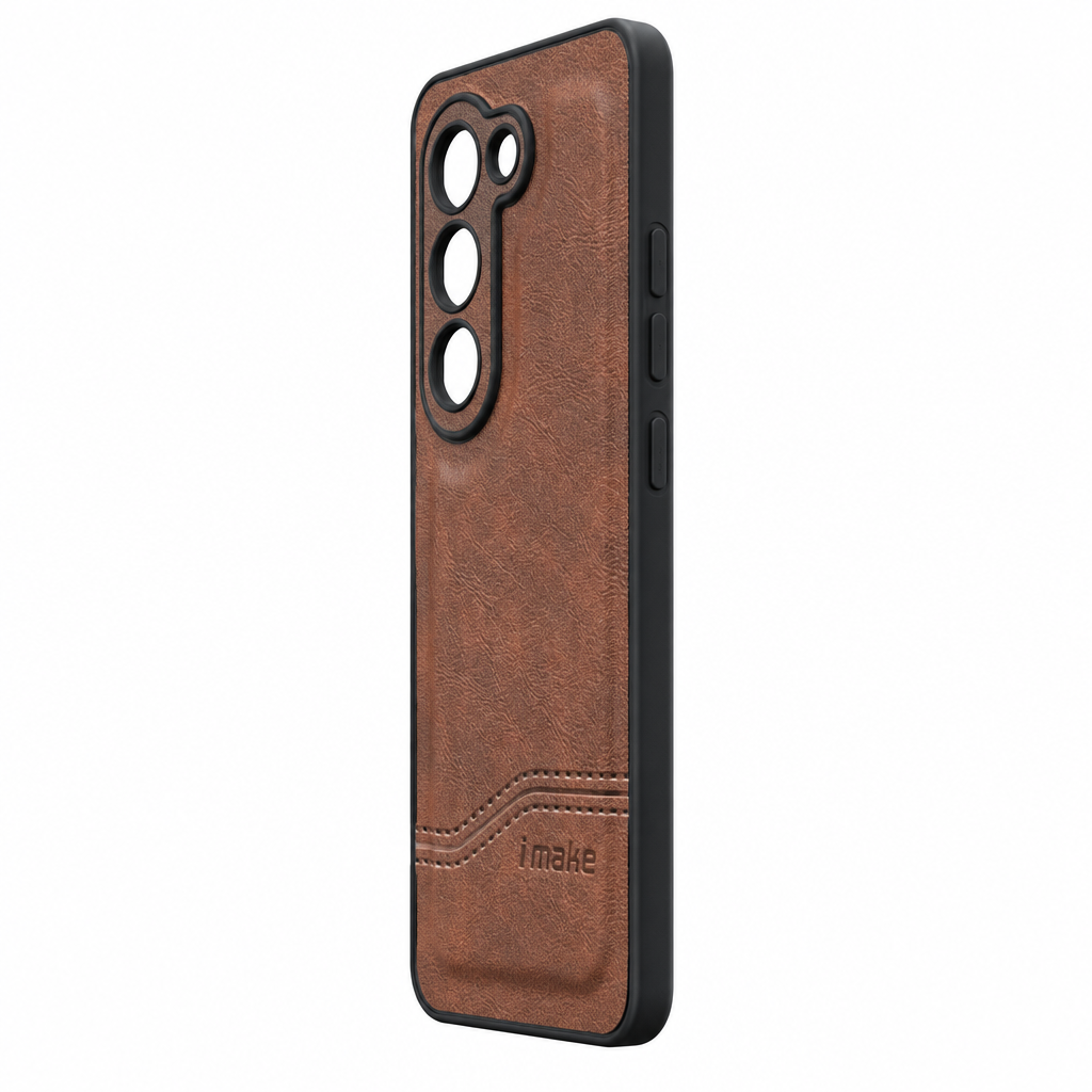 Brown OPPO K13x OPPO A5 textured back cover side profile