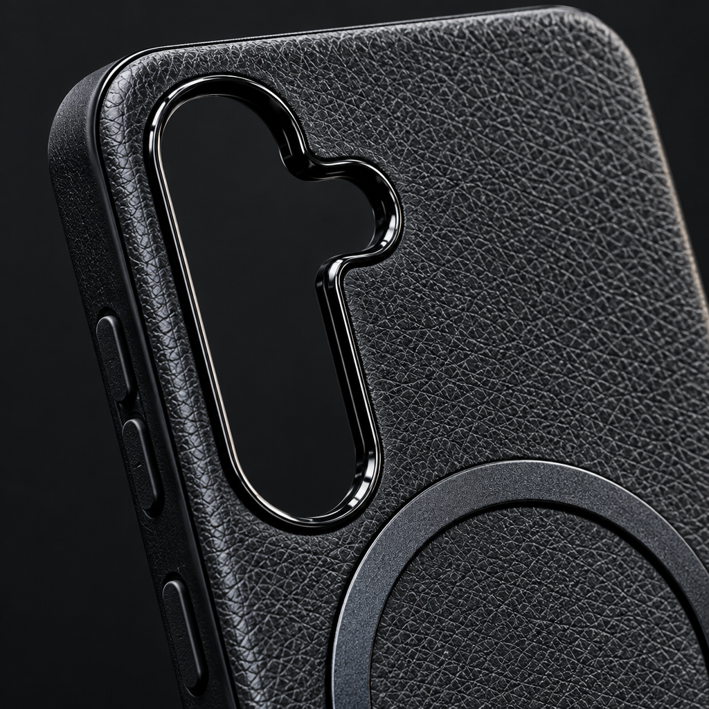 Close-up of camera cutout