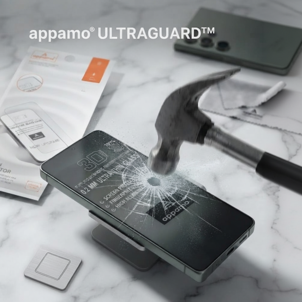 Samsung Galaxy S23 / S22 | Appamo 3D Full Glue Tempered Glass - Ultrathin | Fingerprint Working