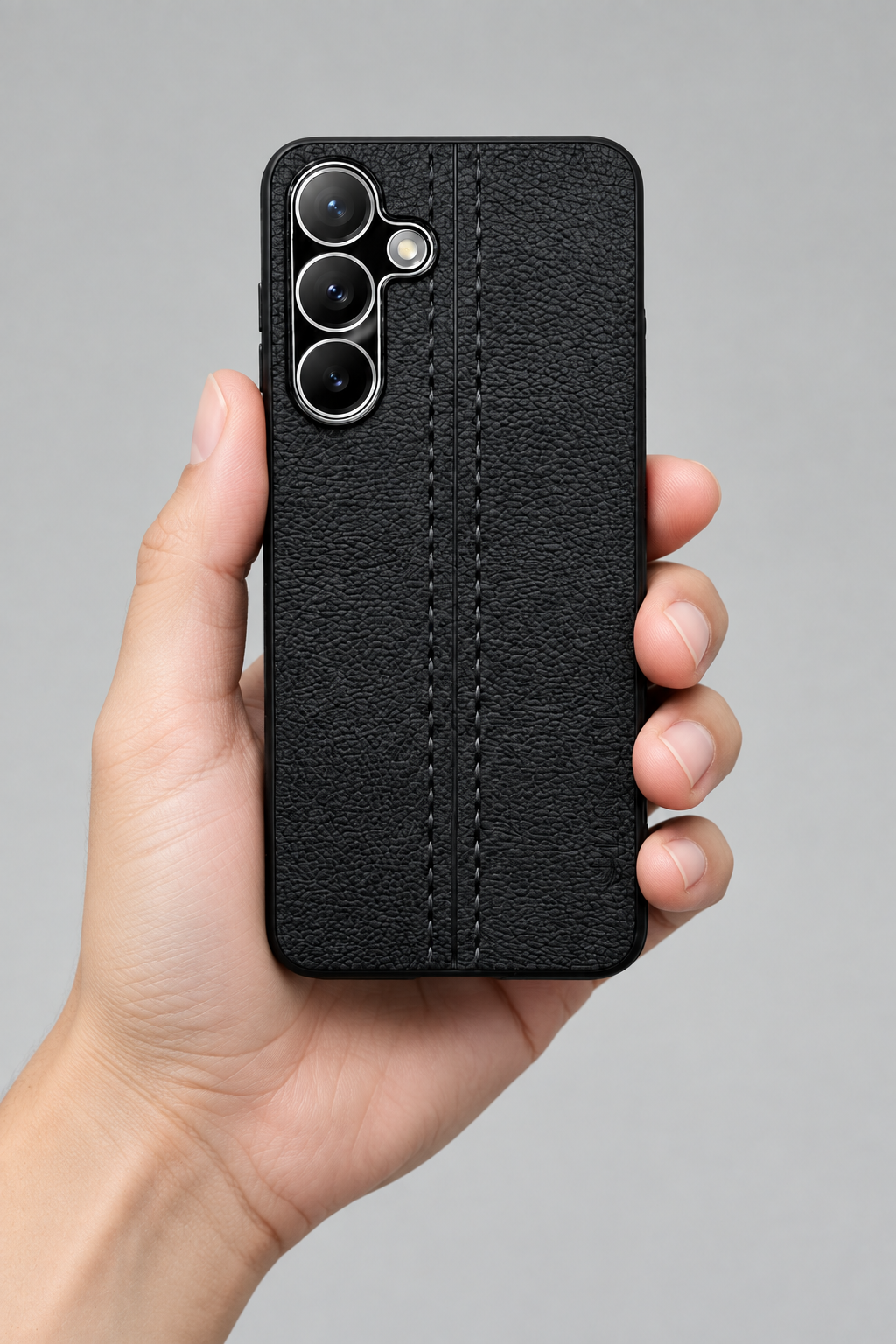Samsung Galaxy S24/S25 Leather-Texture Back Case