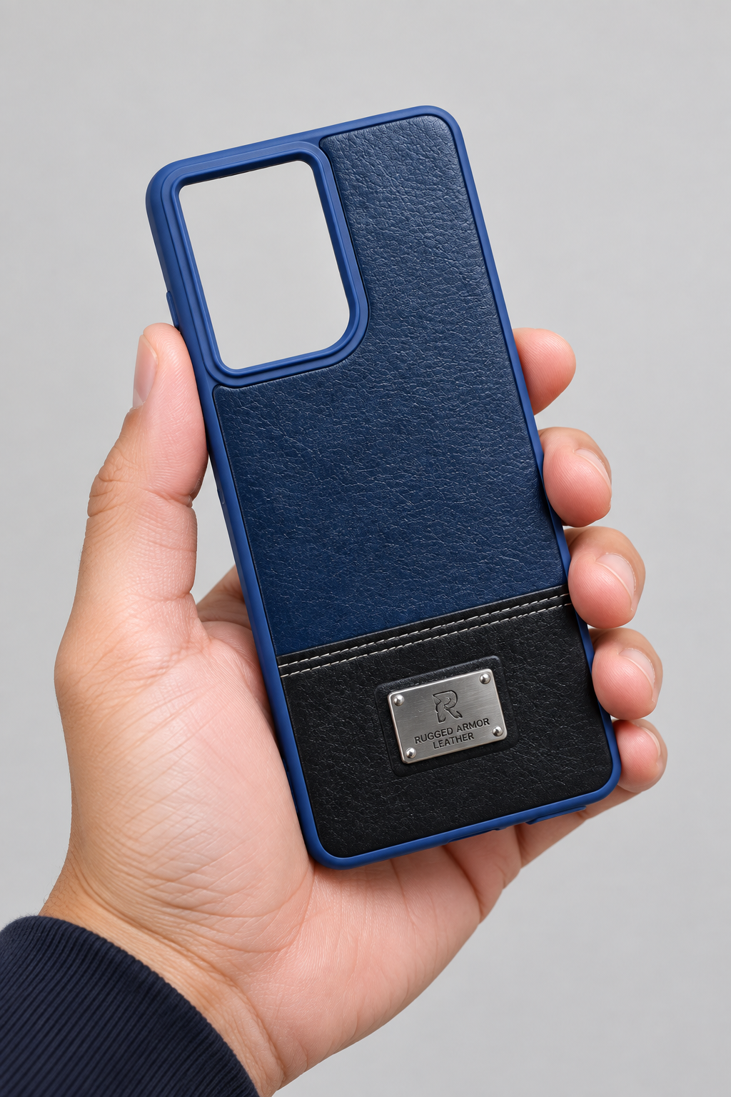Moto Edge 50 Fusion / G85 / G96 Two-Tone Leather-Texture Back Case