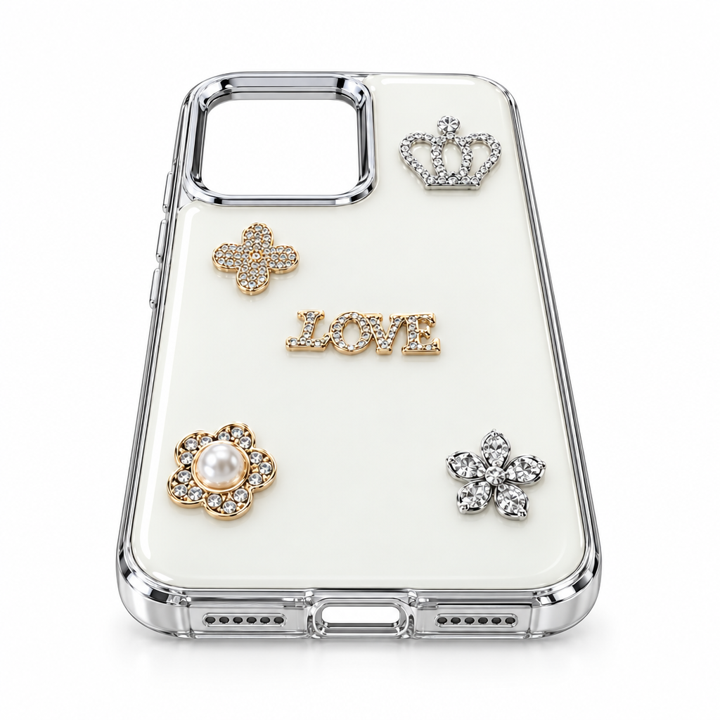 Oppo Reno 13 Pro Crystal Charm Back Case
