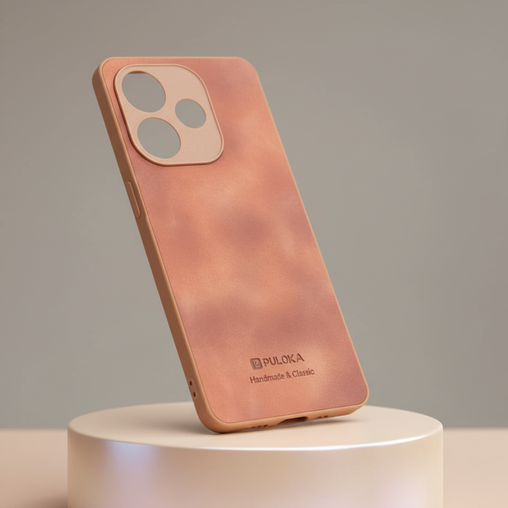 OPPO A5 Pro PULOKA PU Leather Textured Back Cover