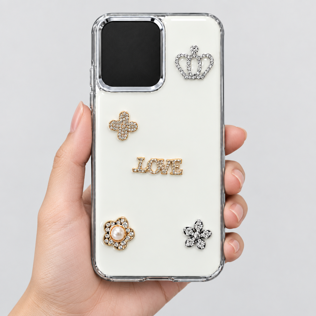 Oppo Reno 13 Pro Crystal Charm Back Case