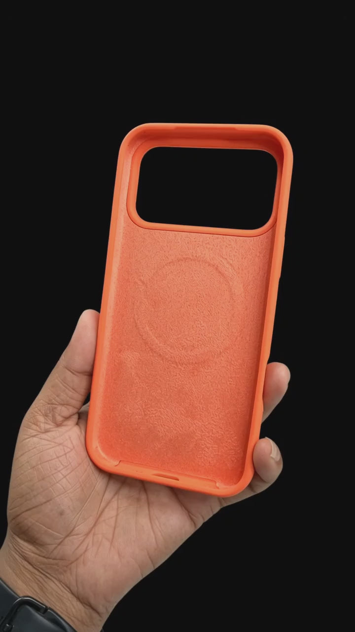iphone 17 Pro Max Magsafe Silicone Back Cover