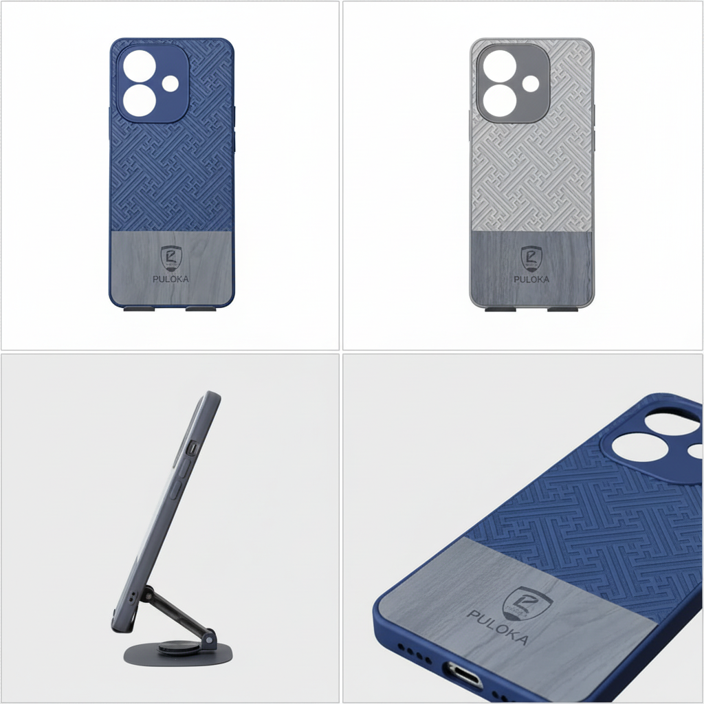 OPPO A3x PULOKA Geometric Pattern Back Cover