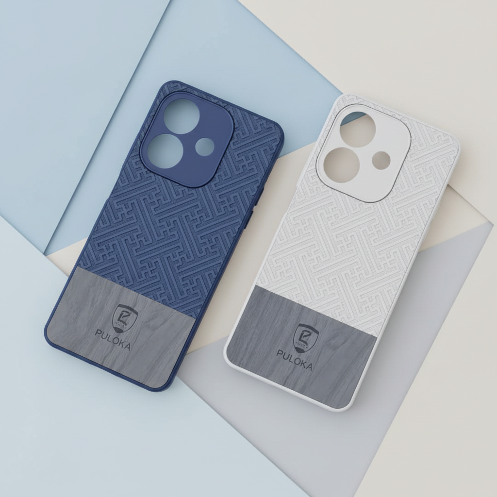 OPPO A3x PULOKA Geometric Pattern Back Cover