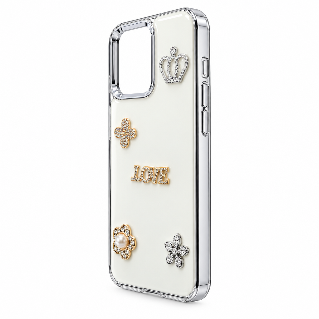 Oppo Reno 13 Pro Crystal Charm Back Case