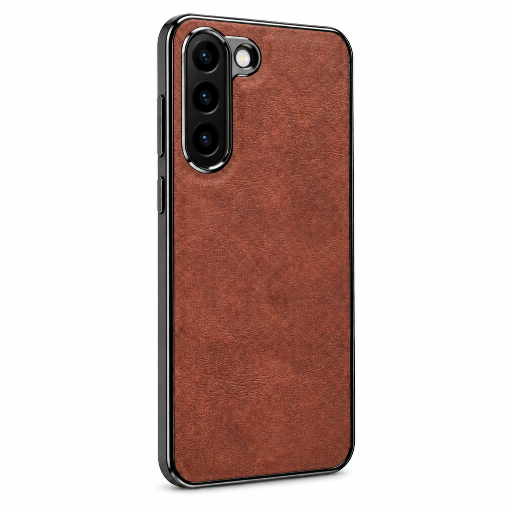 Samsung Galaxy S23 Leather-Texture Back Case