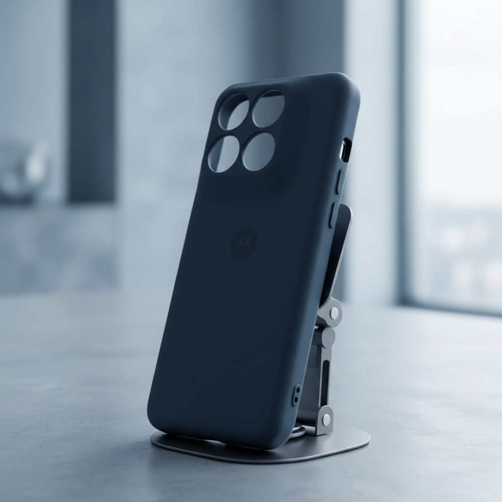 Moto Edge 70 Fusion & Moto Edge 70 Pro Matte Phone Case | Green & Light Grey