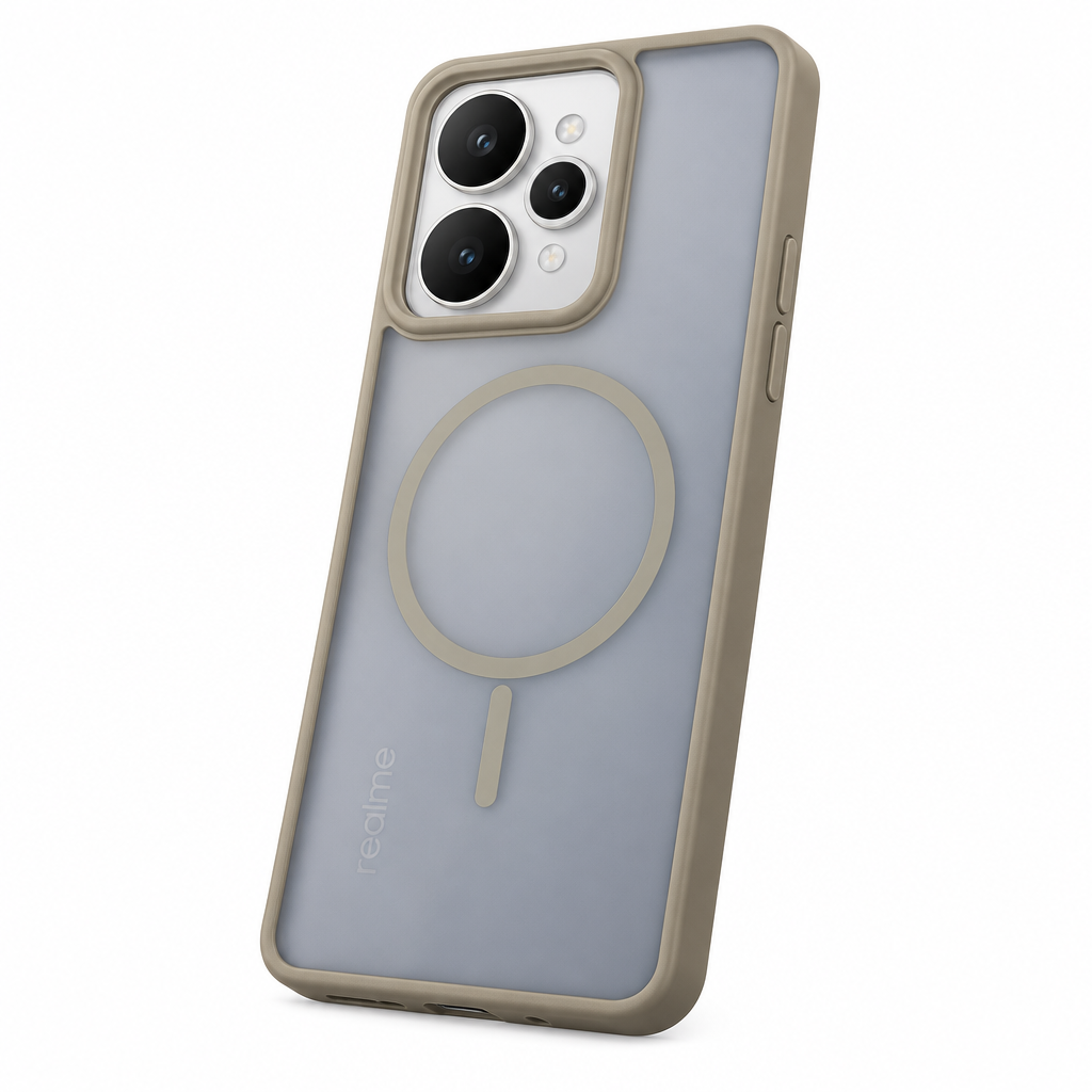 Realme 15 / Realme 15 Pro Smoky Transparent Ring Cover
