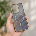 Realme 15 / Realme 15 Pro Smoky Transparent Ring Cover