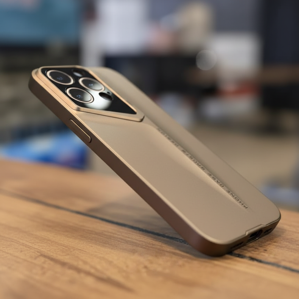 iPhone 16 Pro Sports Design Phone Case | Beige Gold