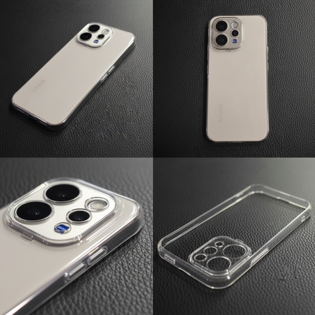 Vivo V70 & Vivo V70 Lite Transparent Hard Crystal Phone Case