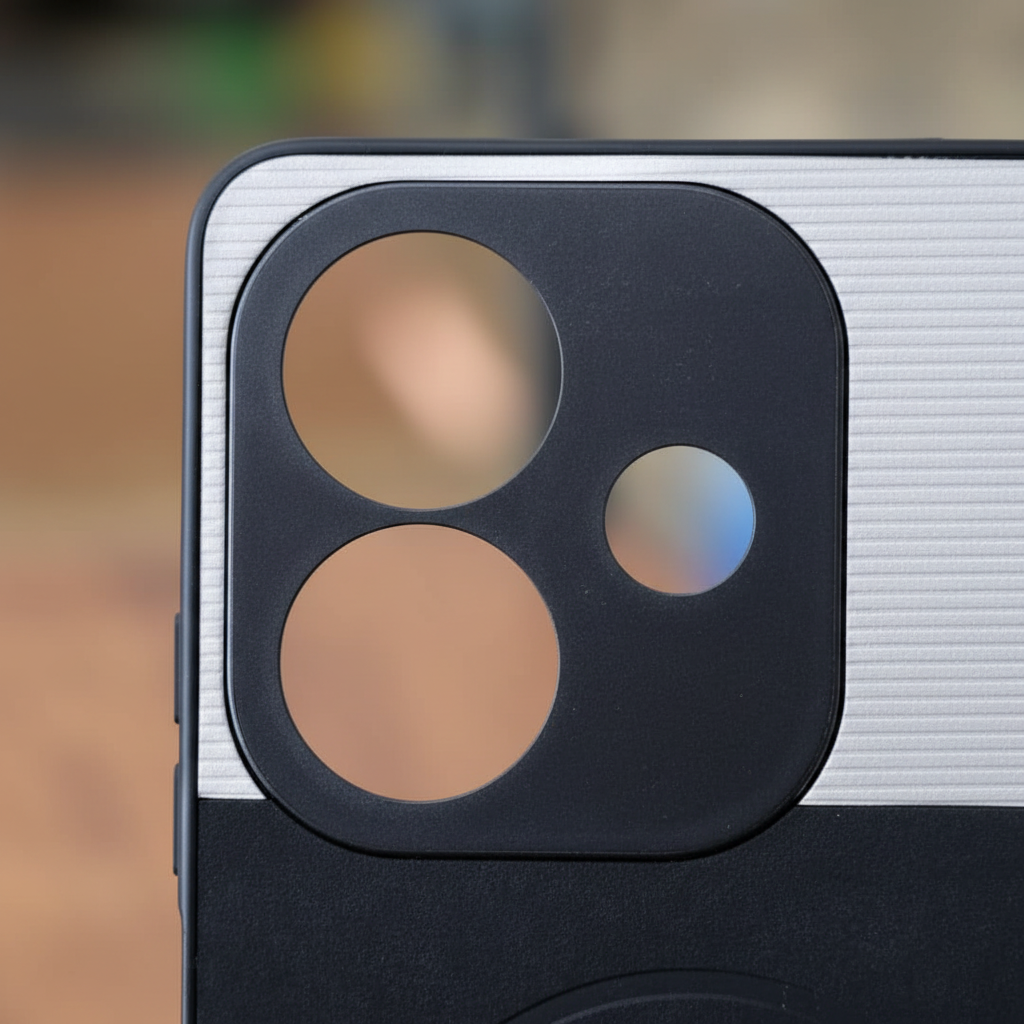 OPPO A3x Two-Tone Magnetic Ring Back Cover