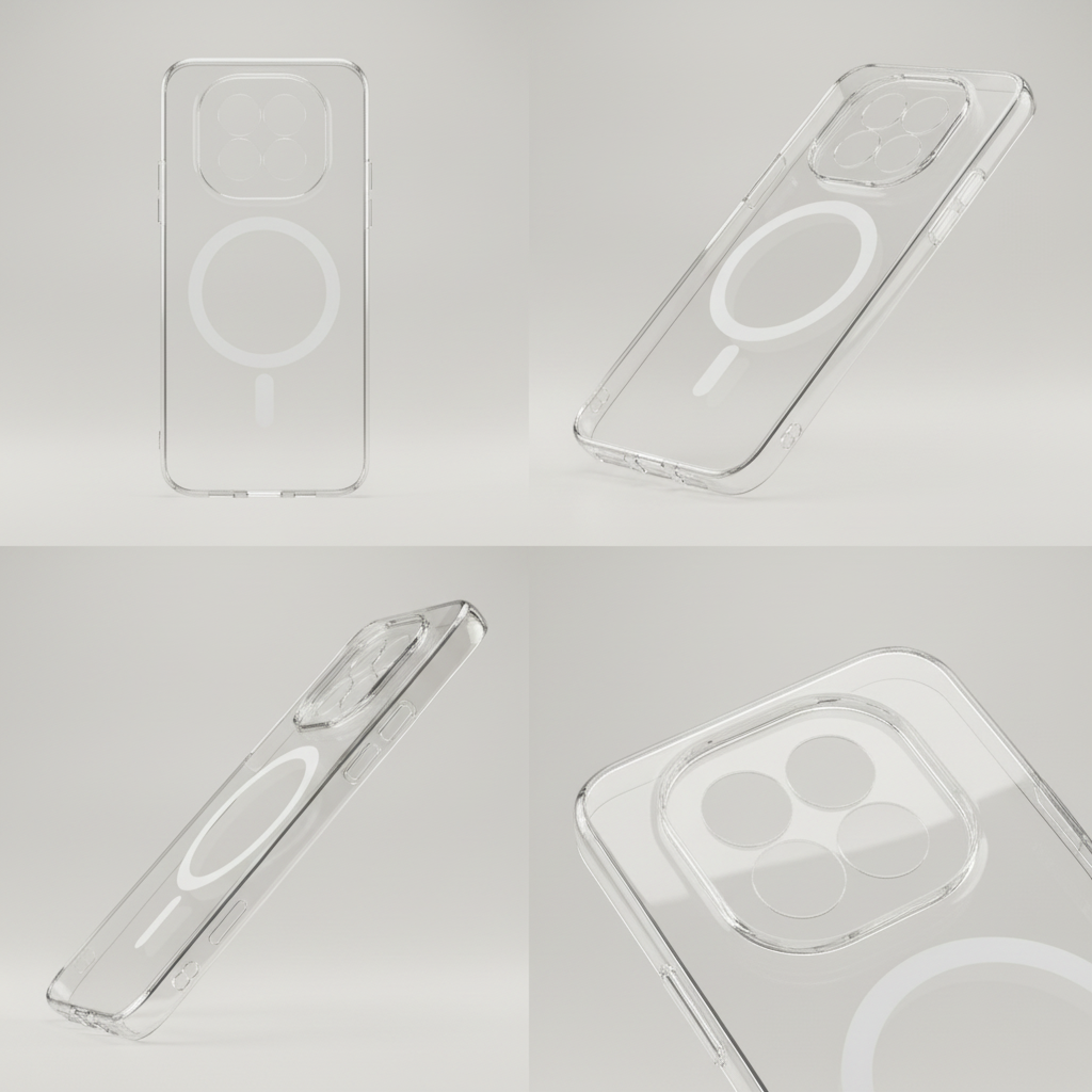 OPPO F29 Hard Crystal MagSafe Clear Case