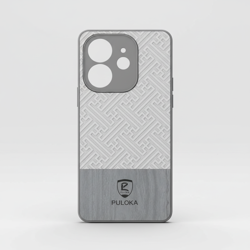 OPPO A3x PULOKA Geometric Pattern Back Cover